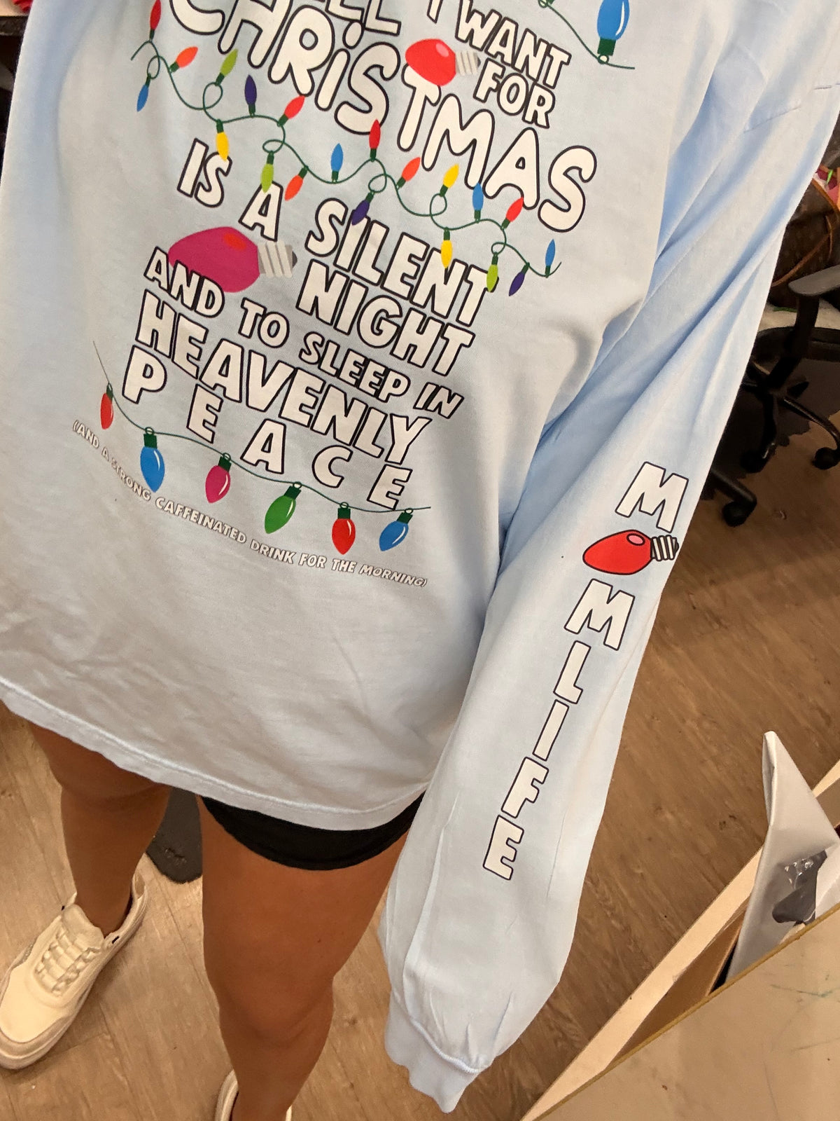 Mom life Christmas long sleeve or sweatshirt