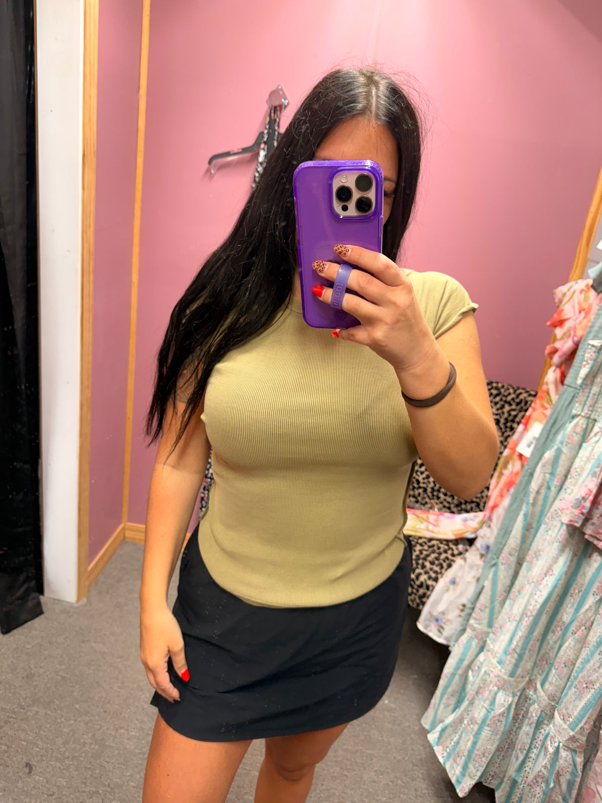 Olive Green top