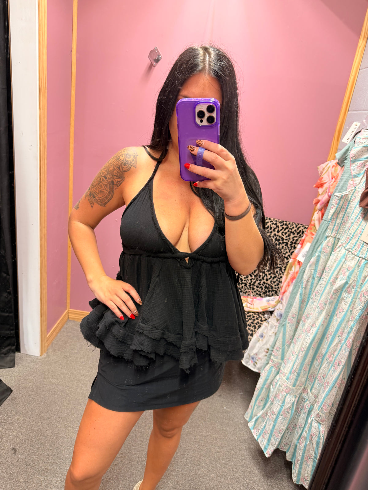 Sexy Black Tank Top