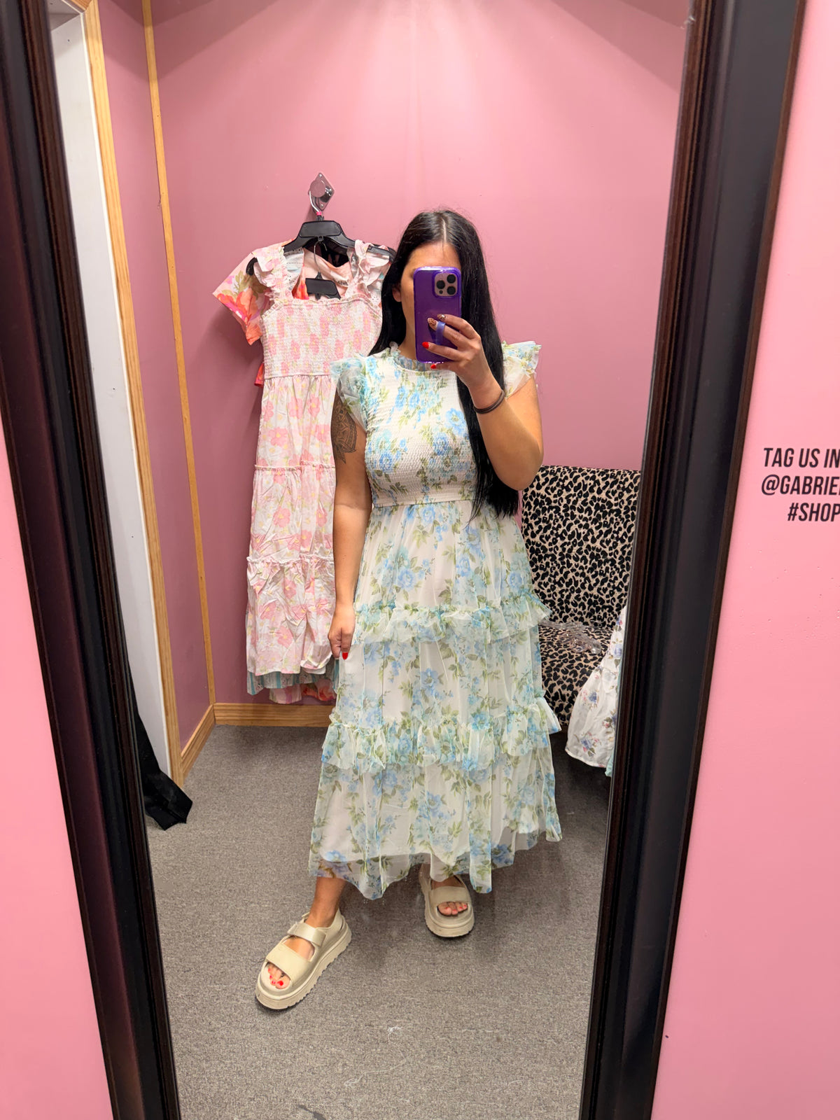 Castle Ivy Floral Flowy Dress