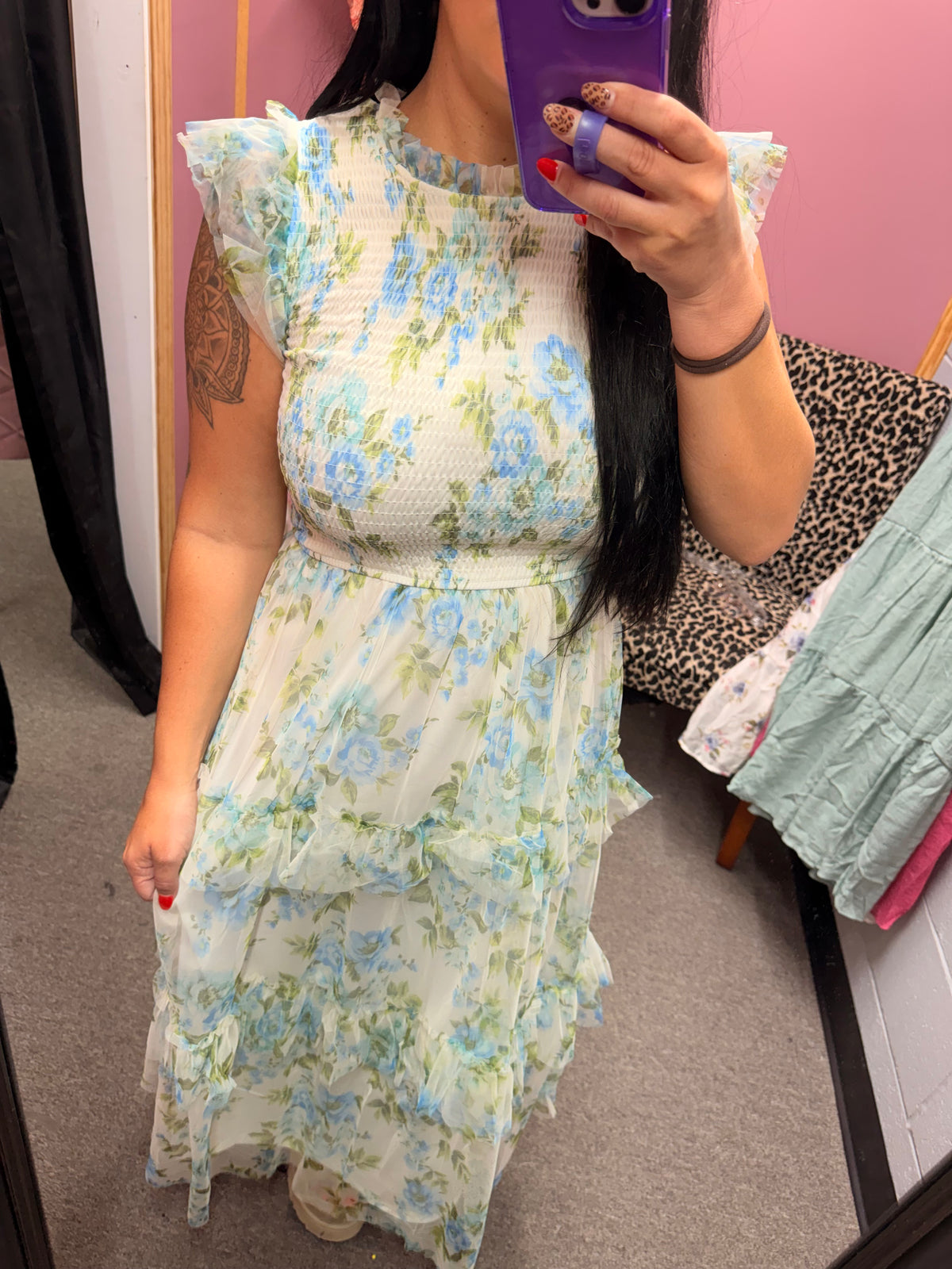 Castle Ivy Floral Flowy Dress