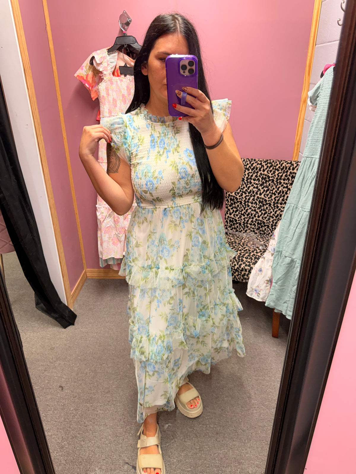 Castle Ivy Floral Flowy Dress