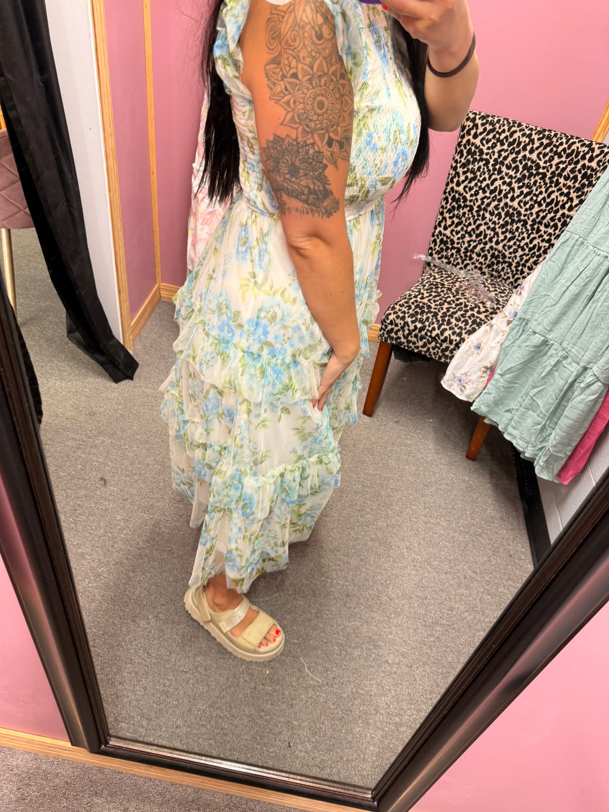 Castle Ivy Floral Flowy Dress