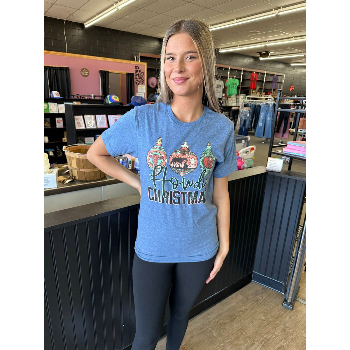 Howdy Christmas Soft style Tee or Sweatshirt