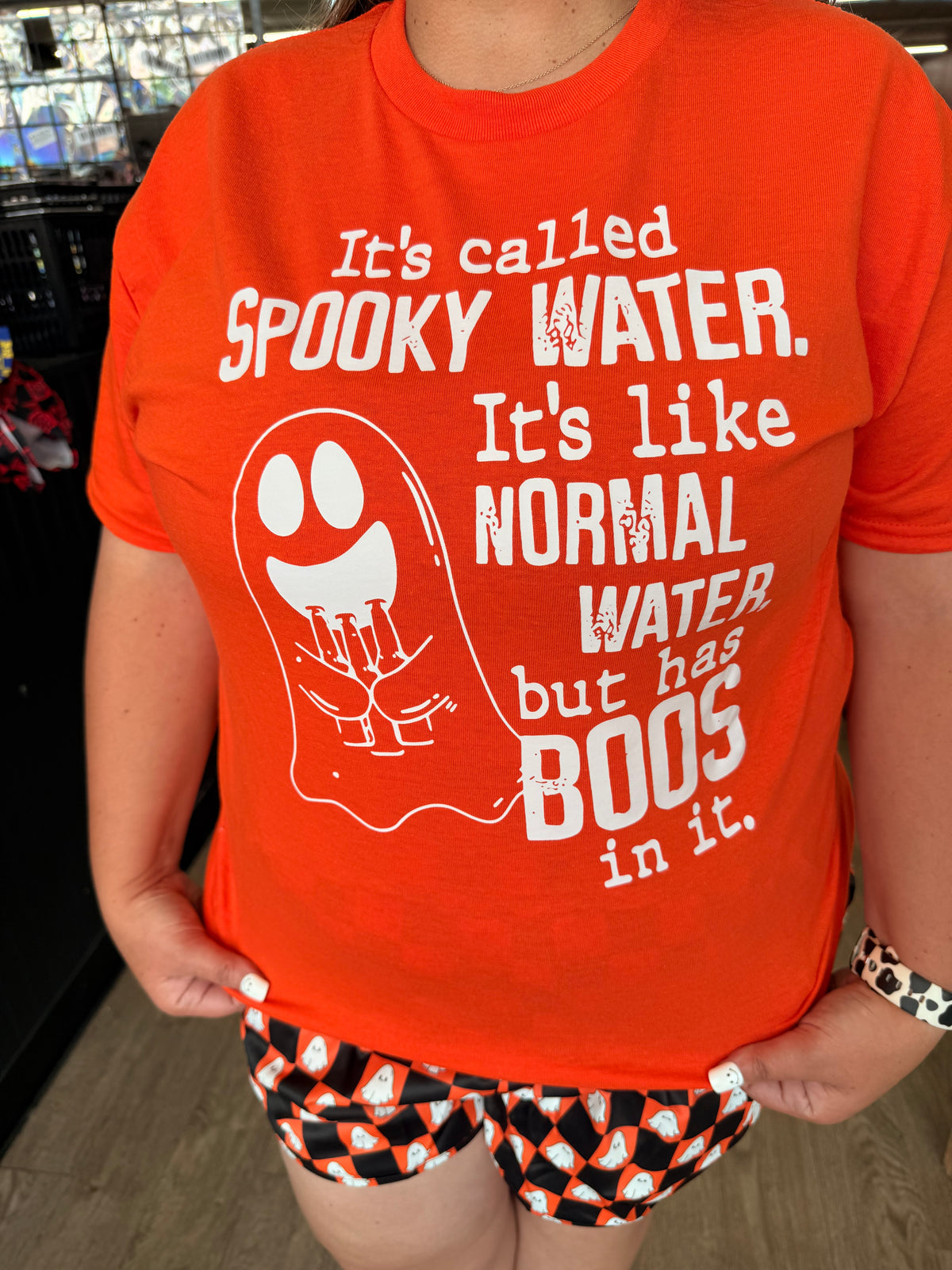 Halloween Ghost Shorts