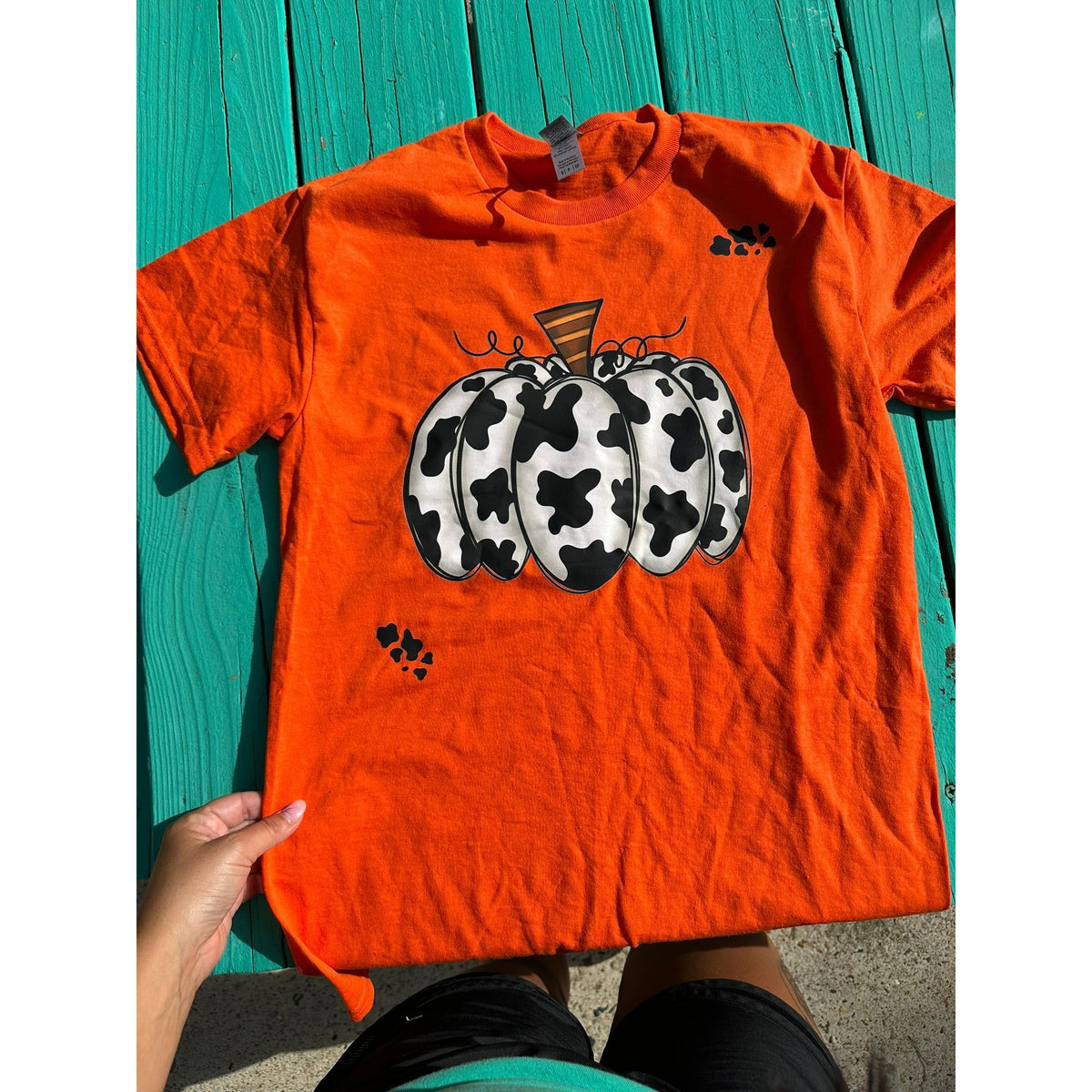 Cow pumpkin halloween Tee or sweatshirt