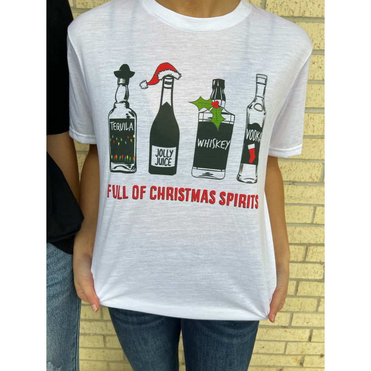 Full of Christmas Spirits Tee or Sweatshirt