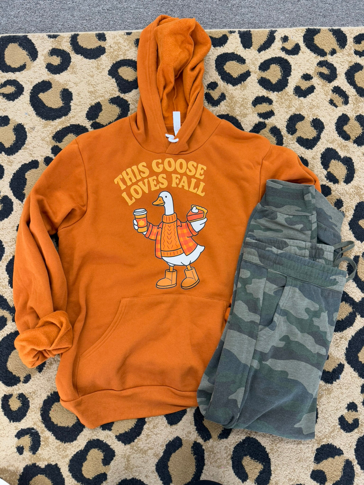This goose loves fall hoodie
