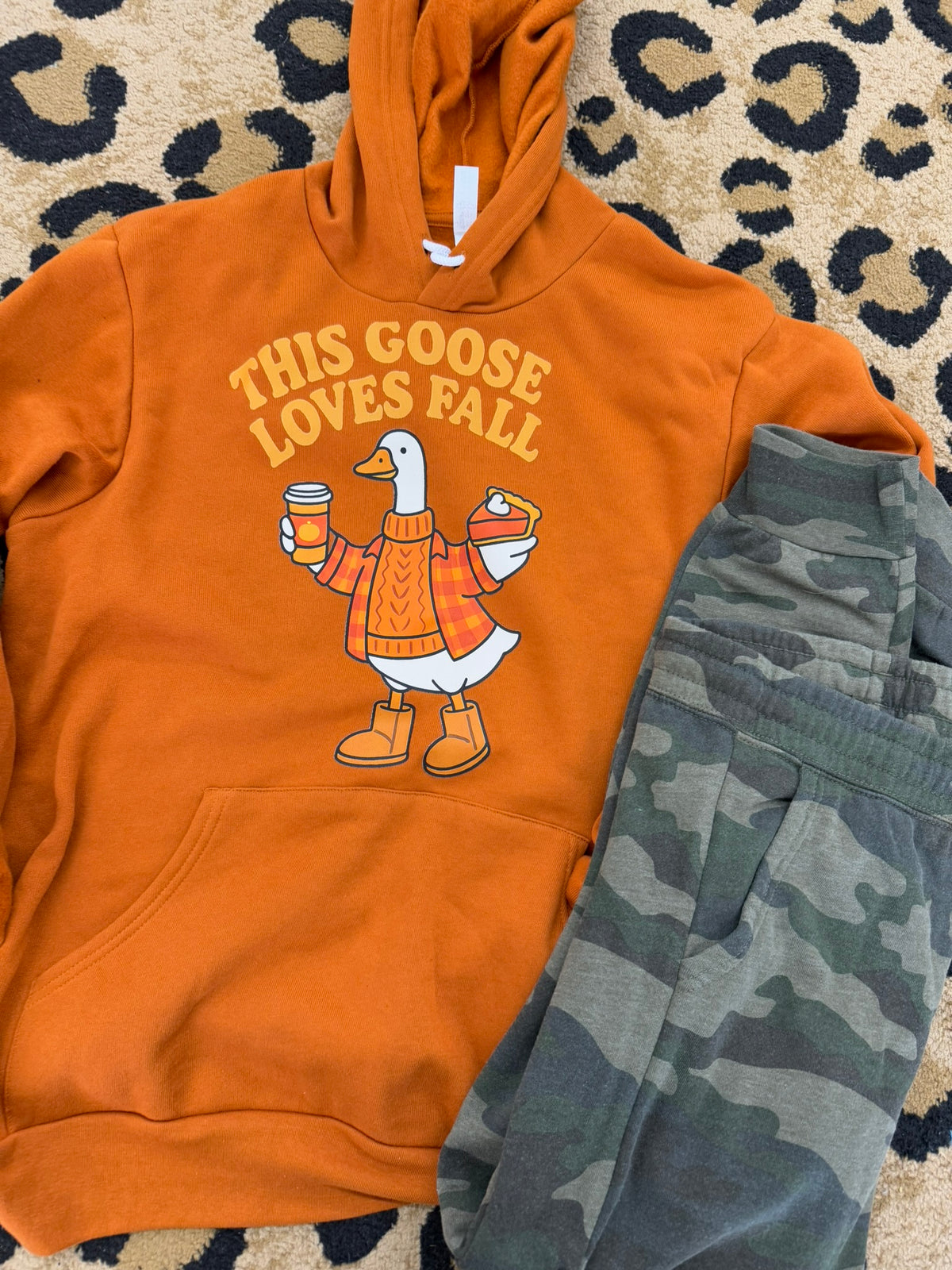 This goose loves fall hoodie