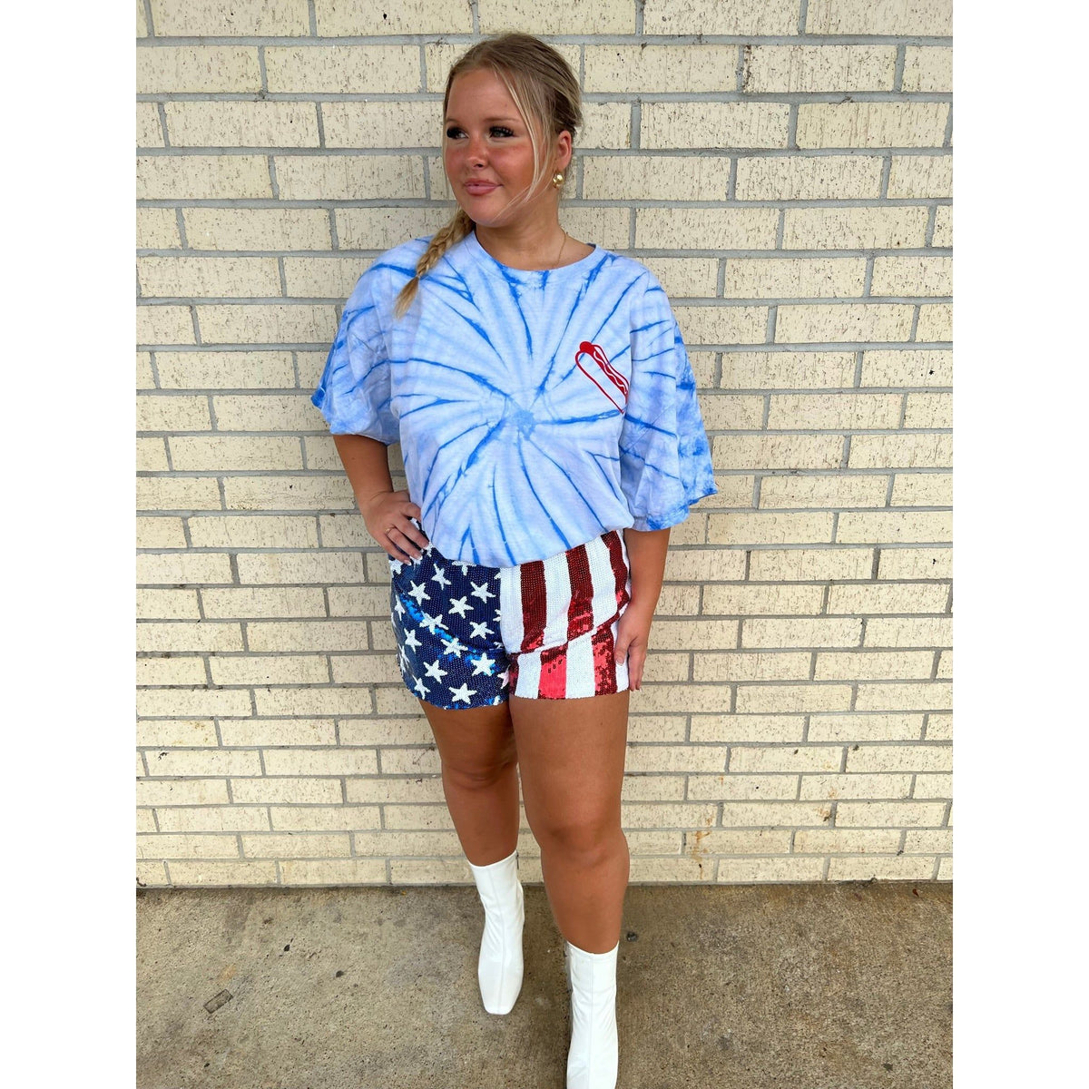You look like the 4th of July Makes me want a Hot Dog  Tee