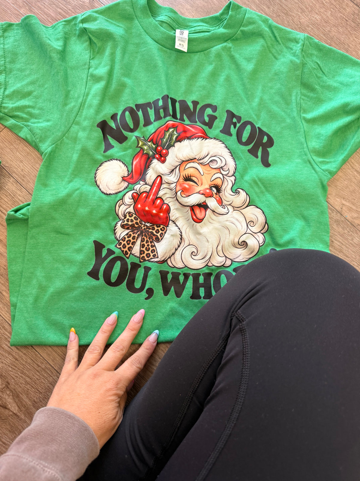 nothing for you wh*re christmas tee or sweatshirt