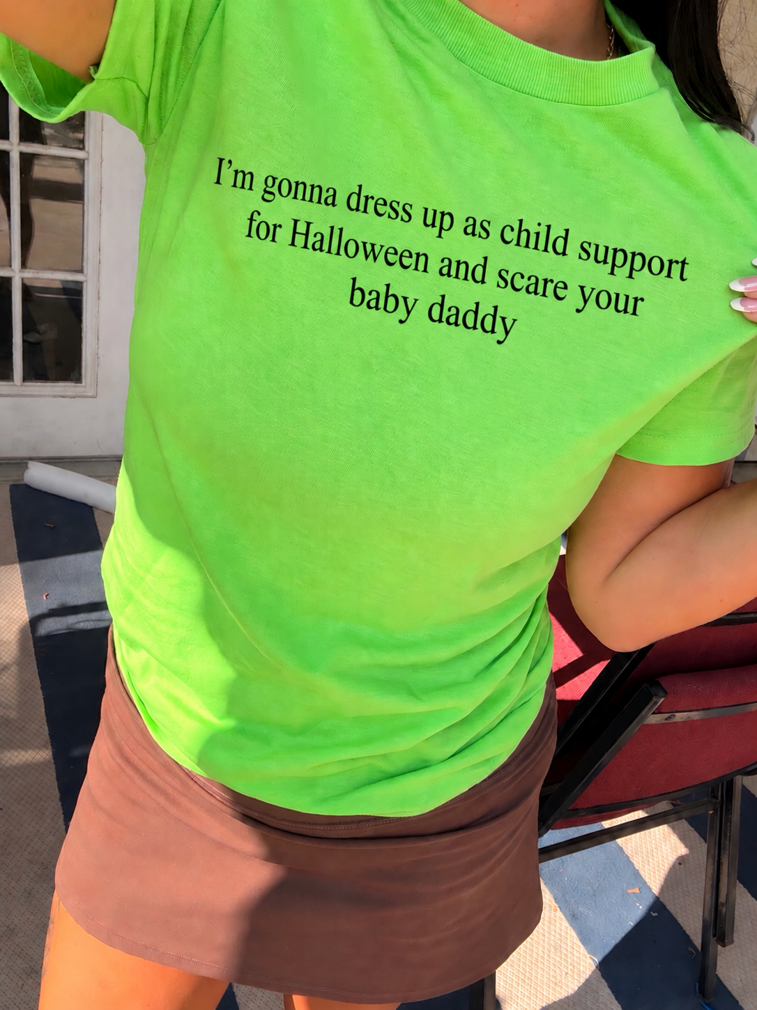dress up as a baby daddy for halloween child support tee or sweatshirt
