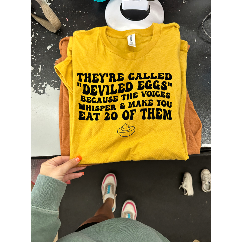Deviled eggs whisper thanksgiving/christmas Tee or Sweatshirt