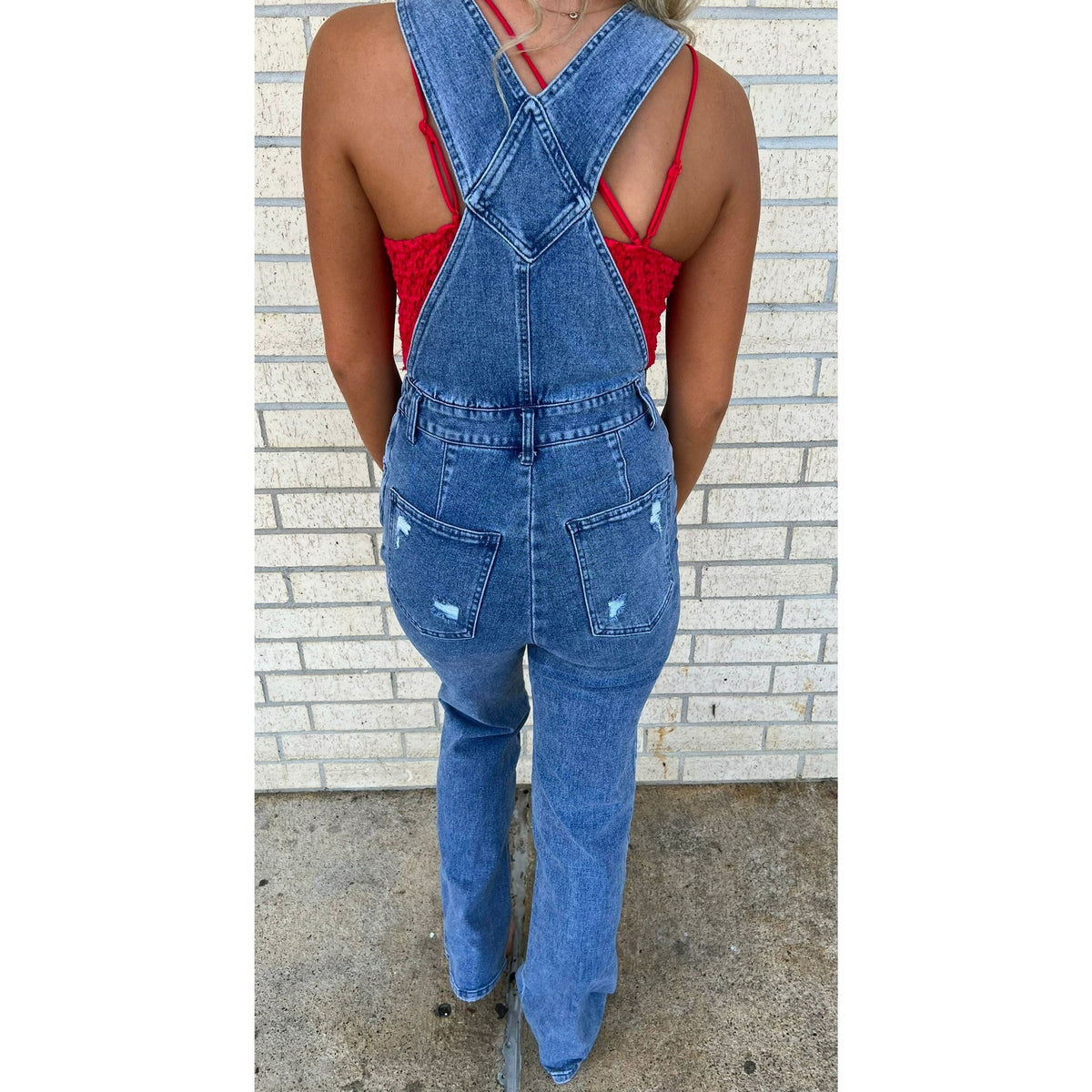 Jenna Fringe Flare Overalls