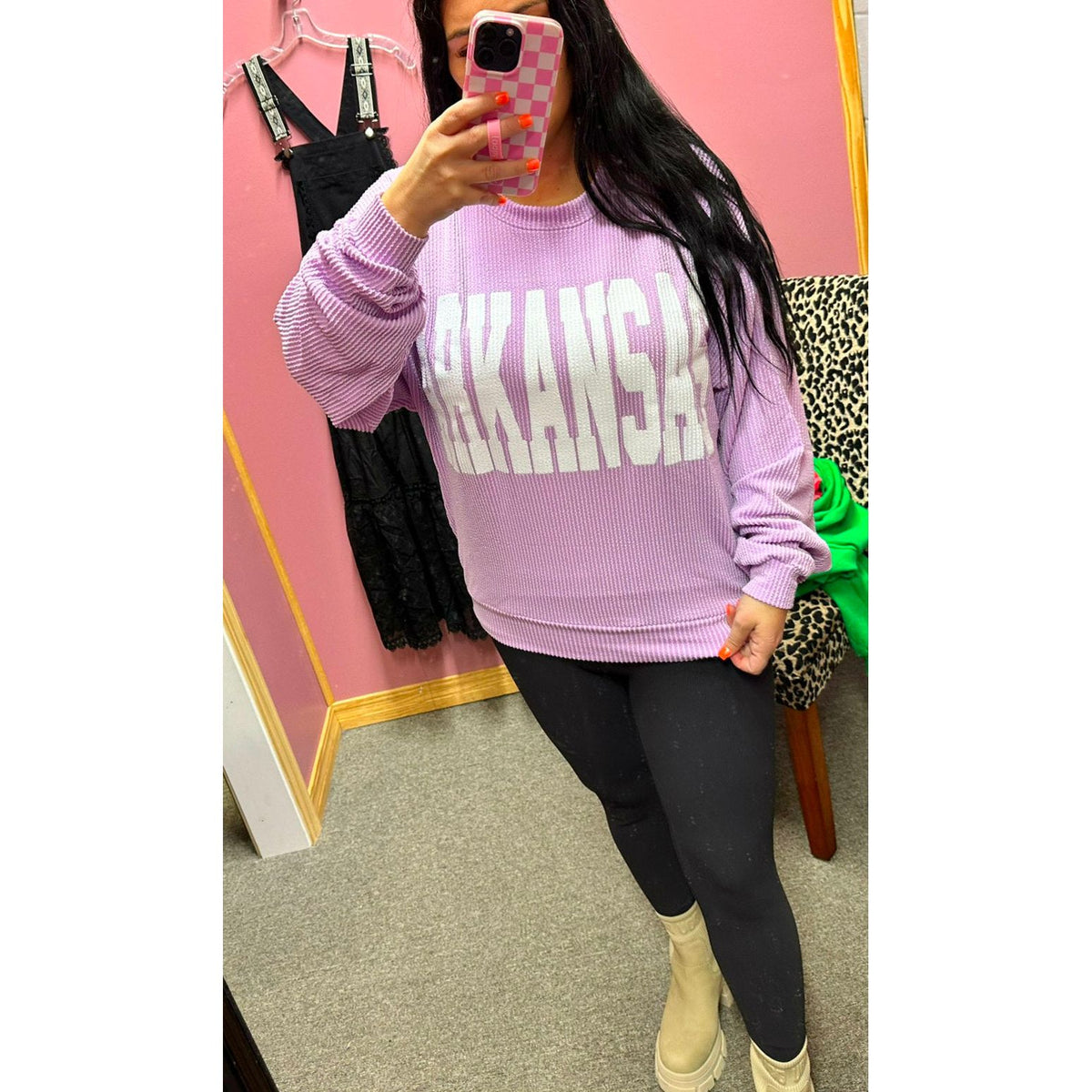 Lilac Arkansas Corded Sweater