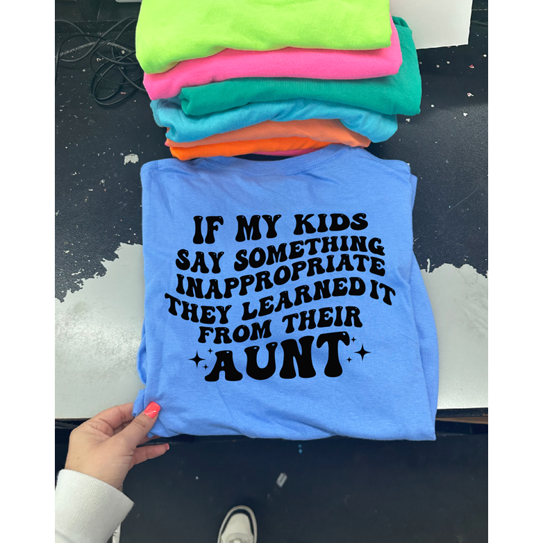 If my kids say something inappropriate tee or sweatshirt