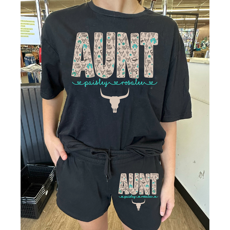 Sweatshirt or tee( lots of patterns) Aunt/mom/CUSTOM