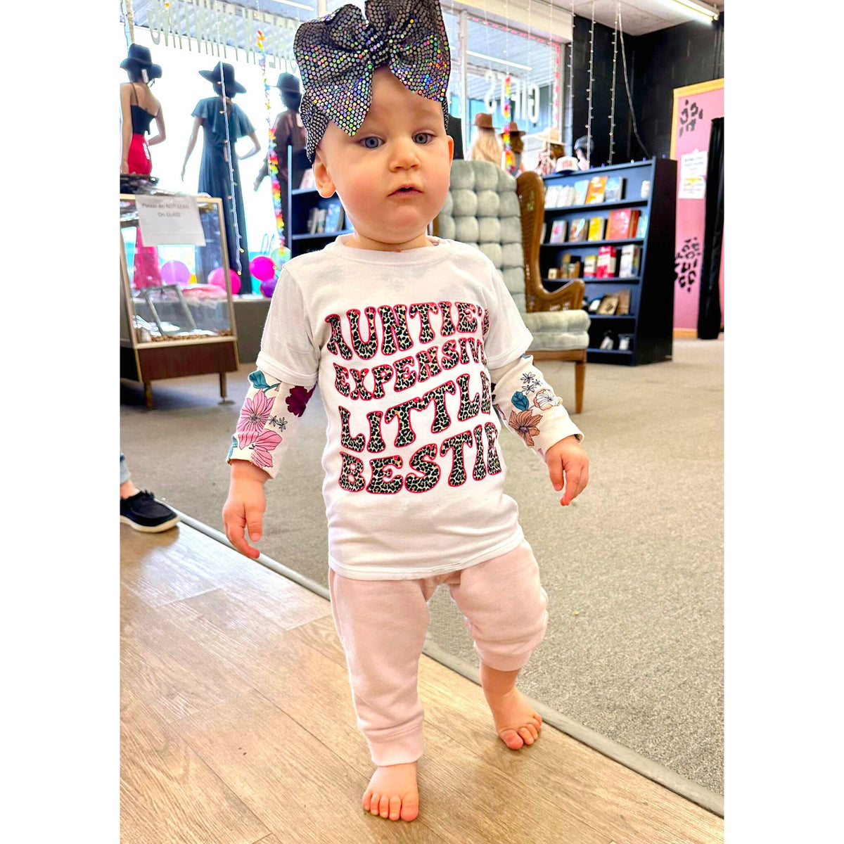 Auntie&#39;s expensive little bestie onesie or tee