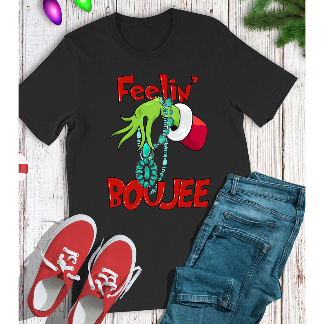 Feelin Boujee tee or Sweatshirt Christmas