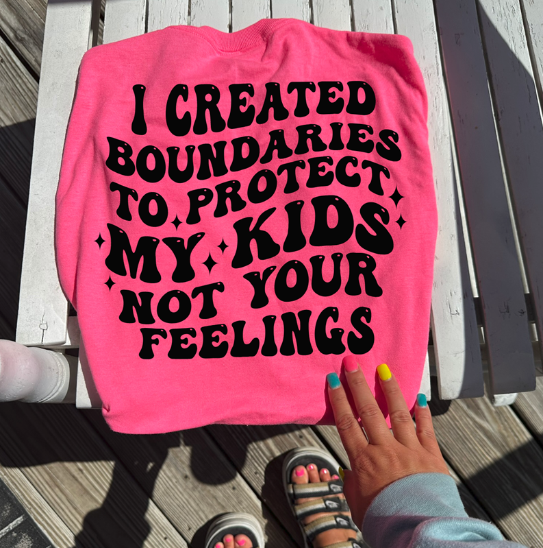 boundaries kids tee or sweatshirt