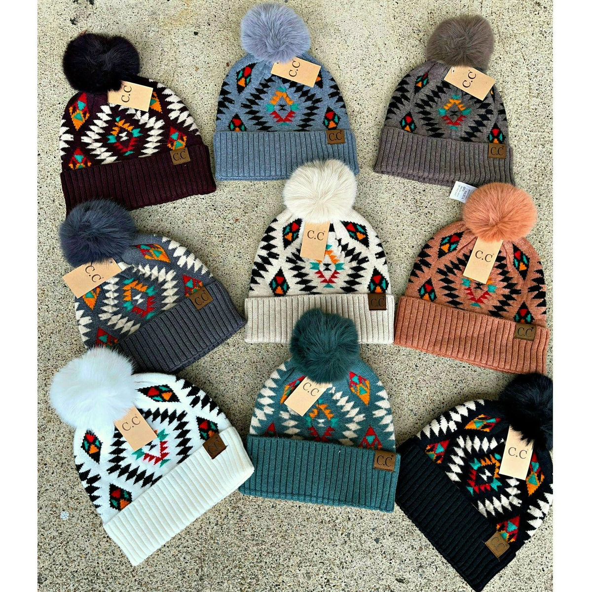 Aztec CC beanie (8 colors)