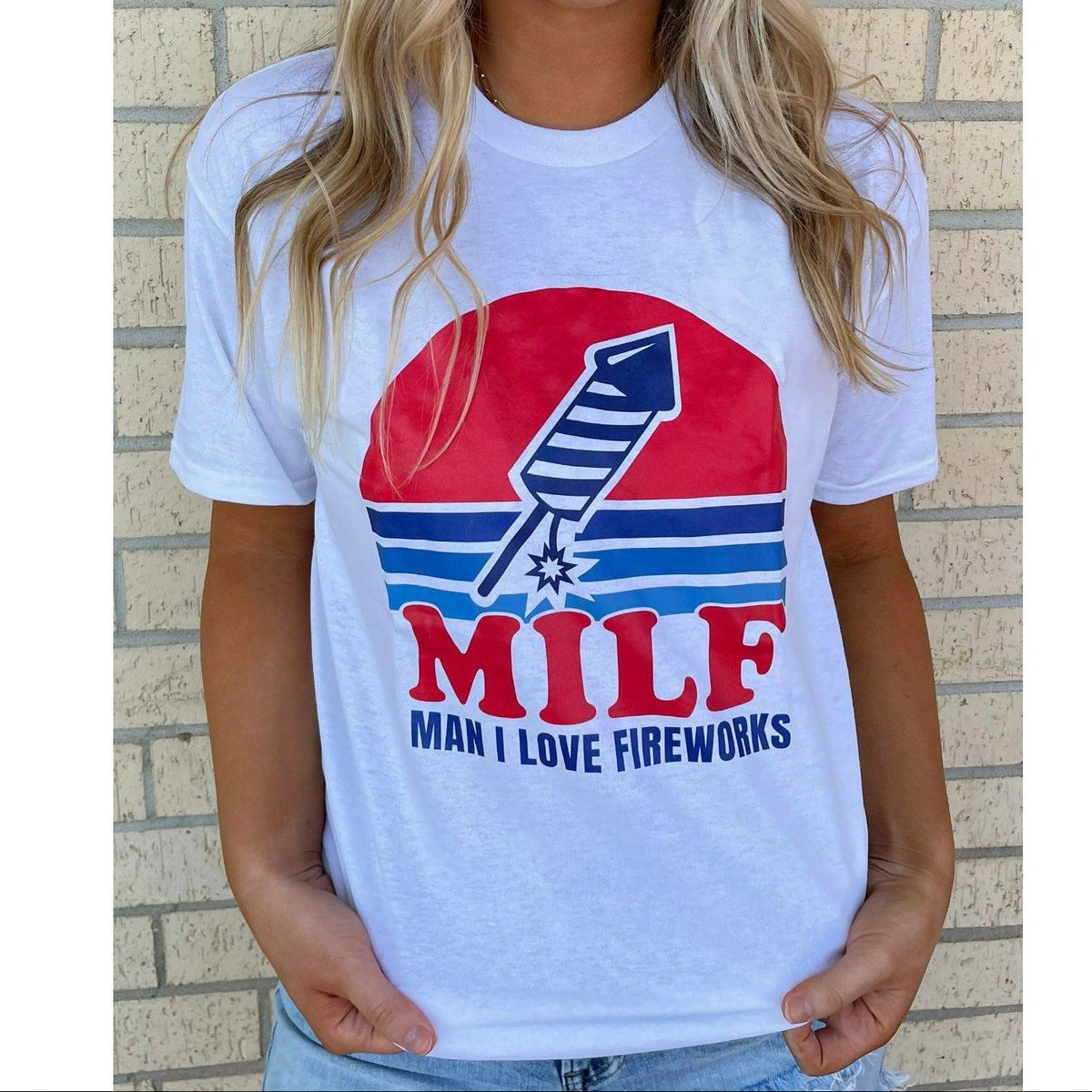 man i love fireworks tee or tank top