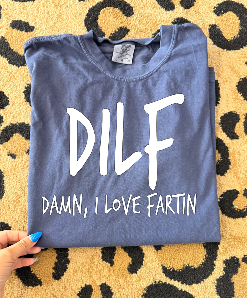 DILF damn i love fartin Tee or sweatshirt