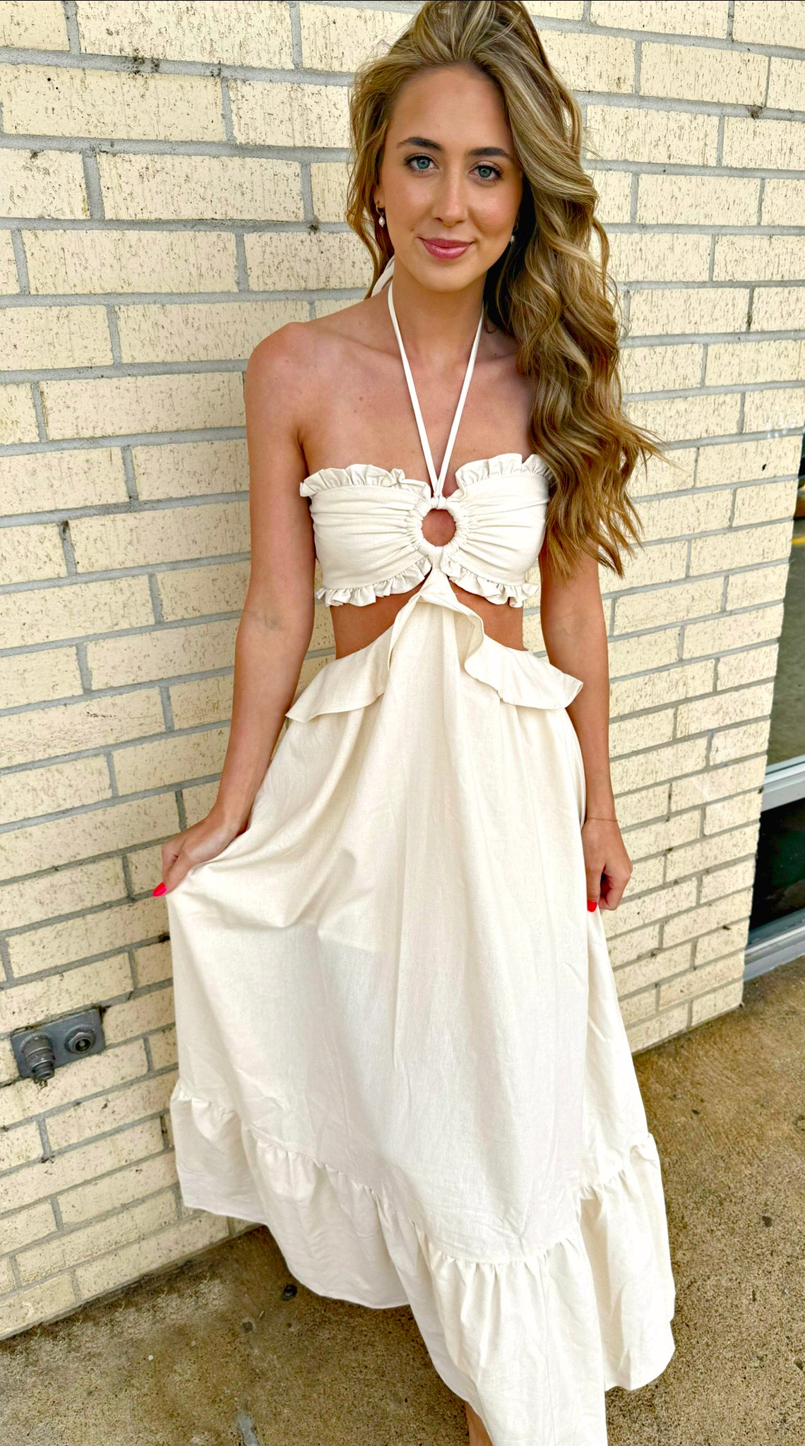 Navarre Beach Cut out Dress
