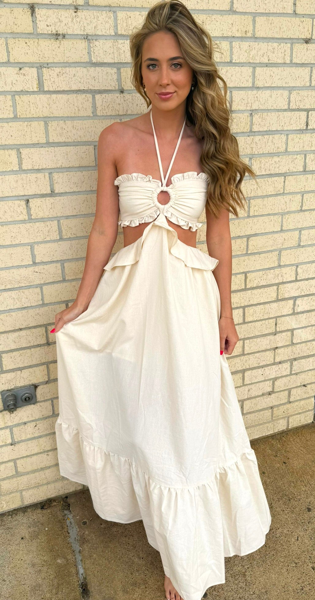 Navarre Beach Cut out Dress