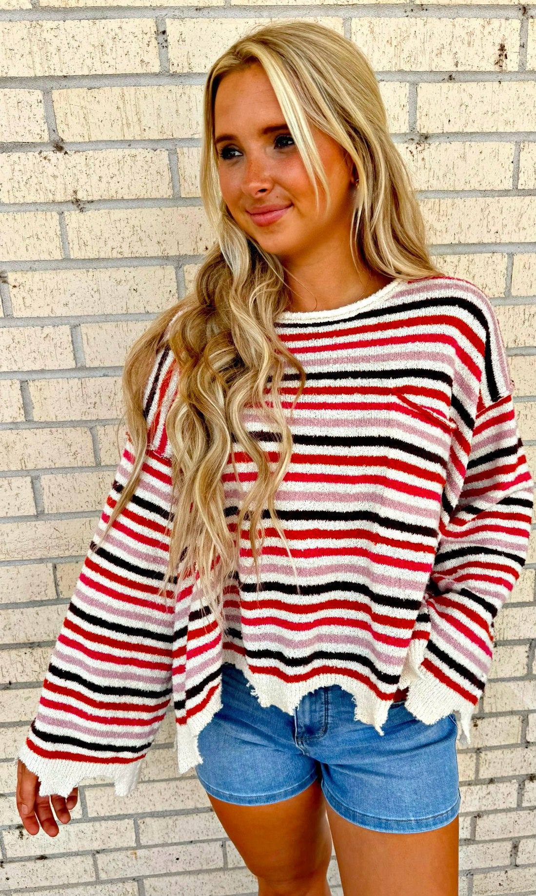 Boho Stripe Sweater