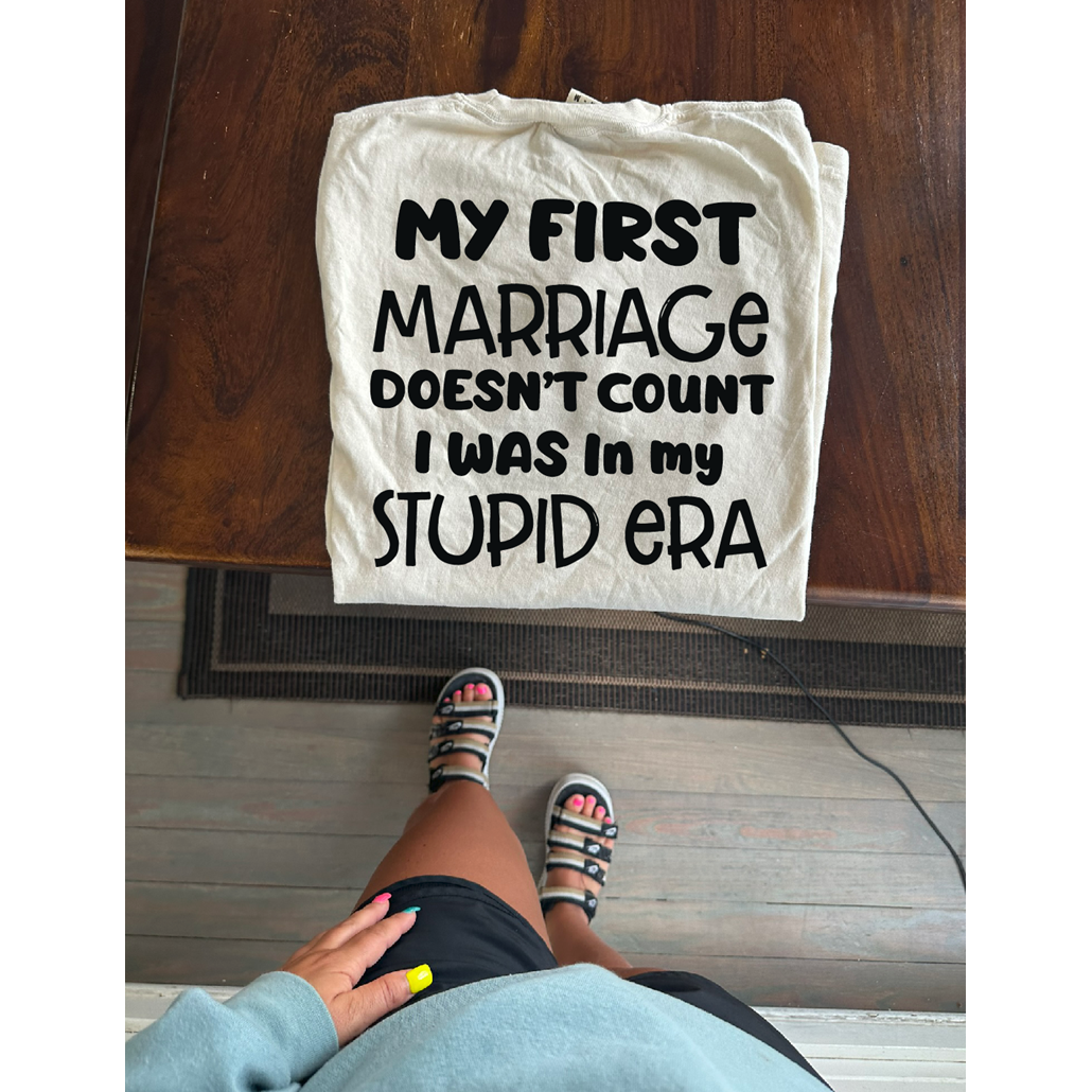 My First Marriage tee or sweatshirt