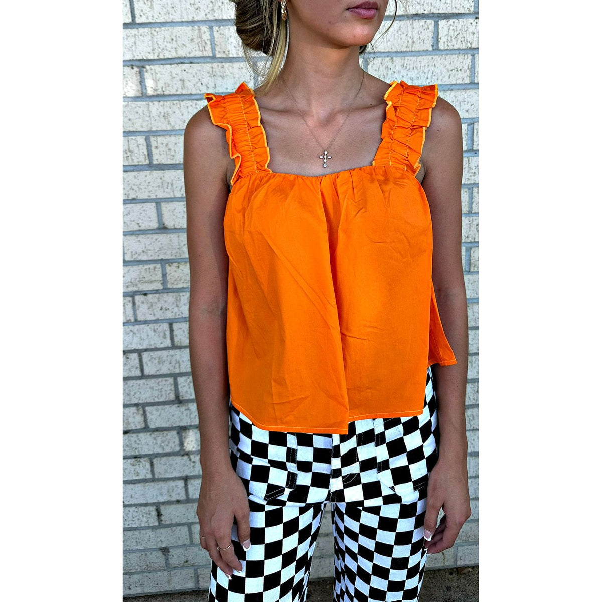 Kendal Orange Pop Top