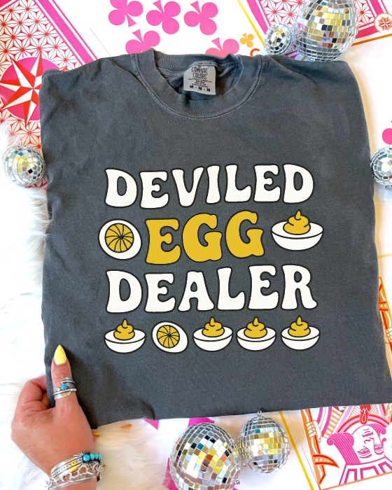 Deviled Egg Dealer thanksgiving tee or sweatshirt