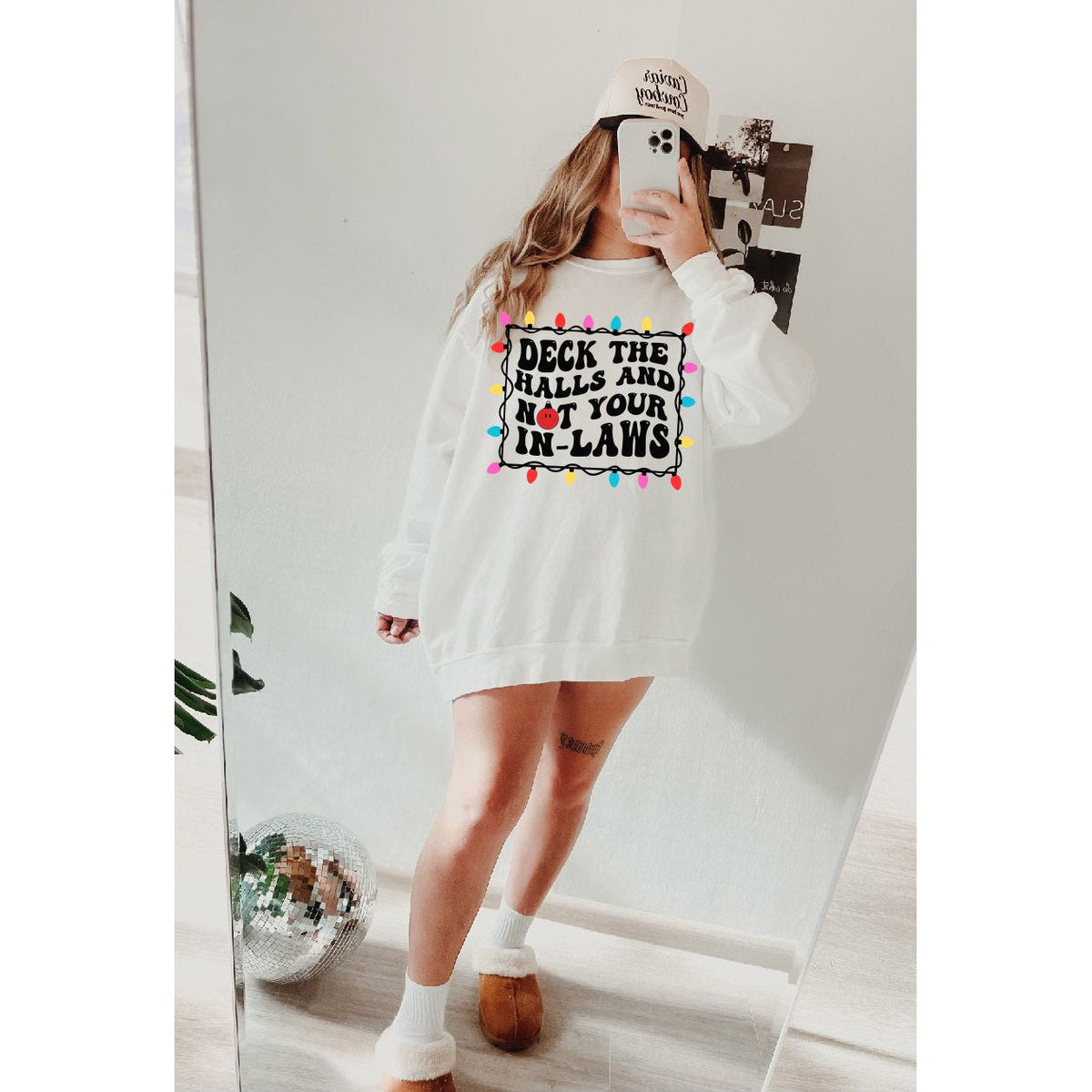 Deck the Halls and not your IN-LAWS Tee or Sweatshirt