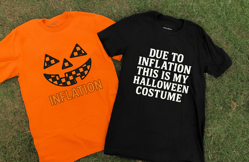inflation halloween costume matching tee or sweatshirt