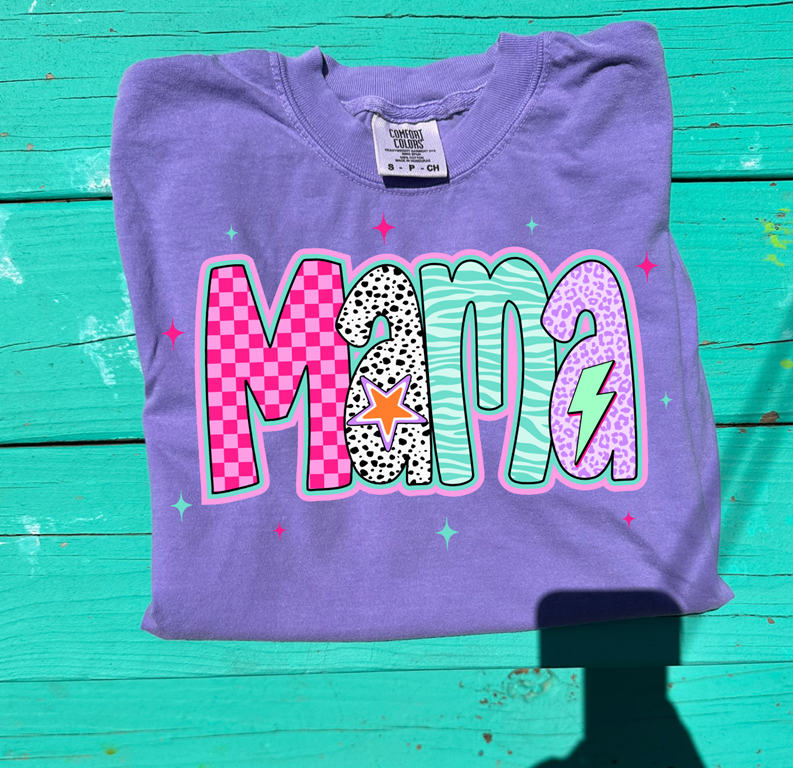 Mama Fun print tee or sweatshirt