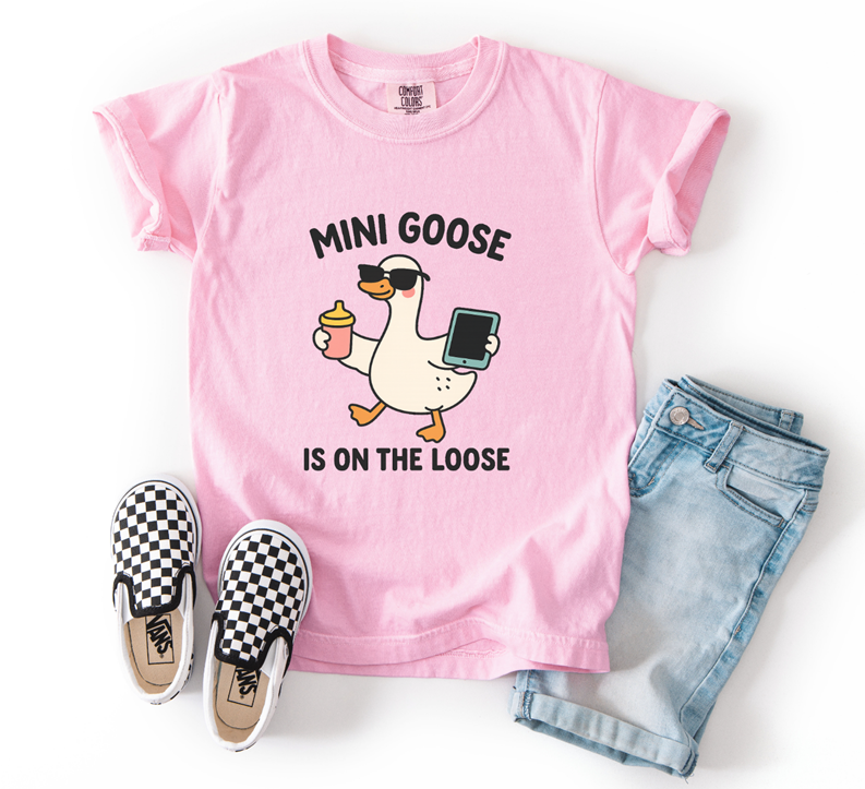 Mini goose is on the loose tee
