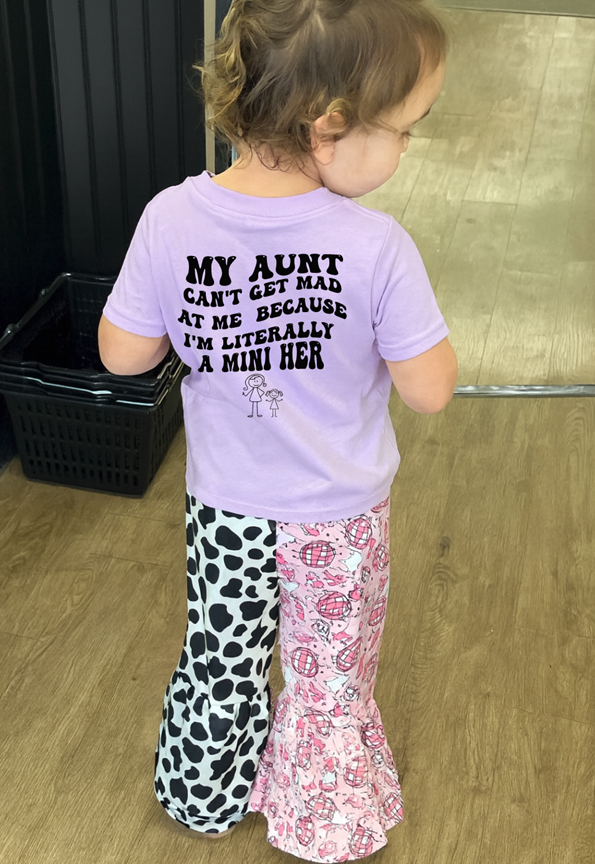 My aunt can't get mad at me tee or sweatshirt (kid or adult) (Copy)
