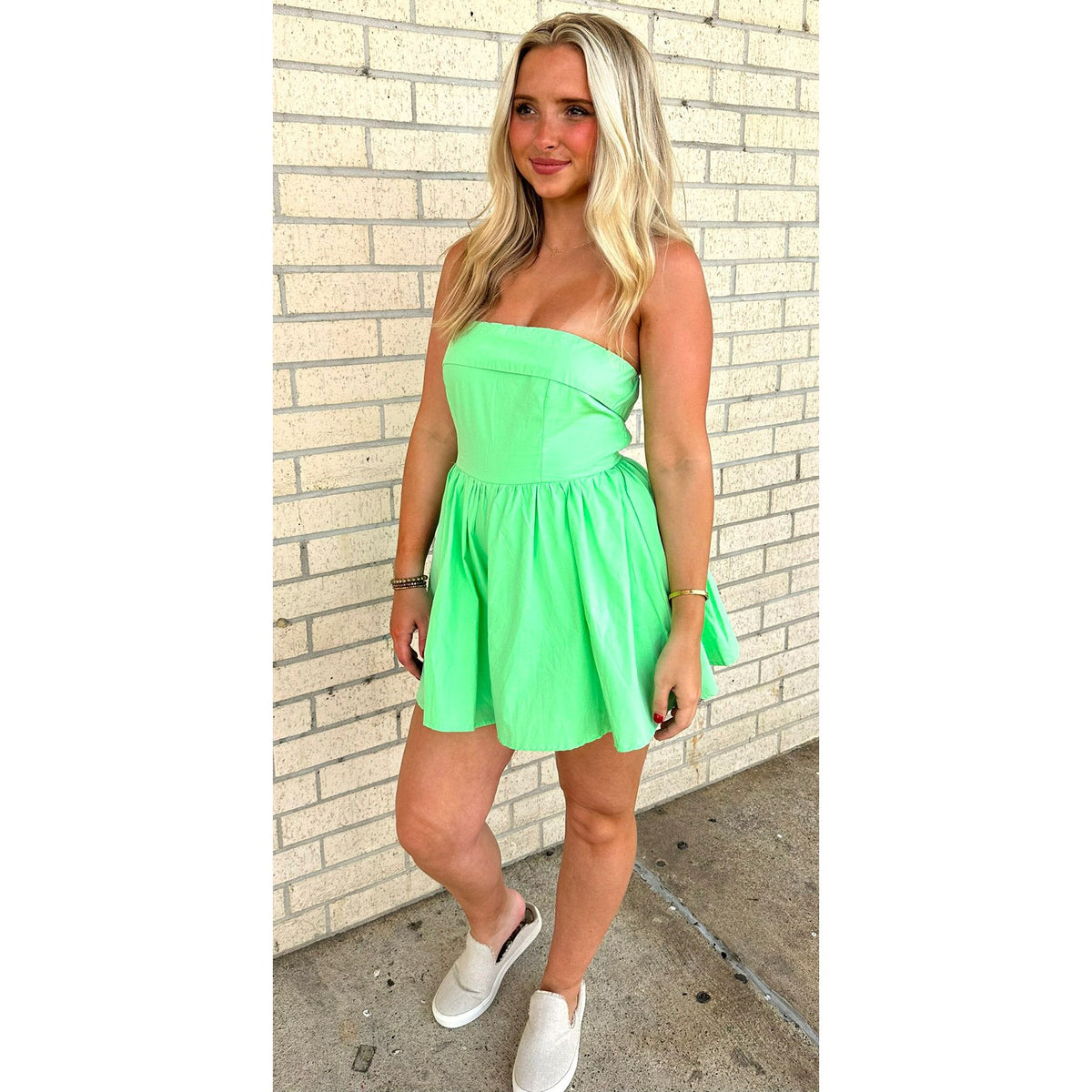 Sherbert Lime Romper