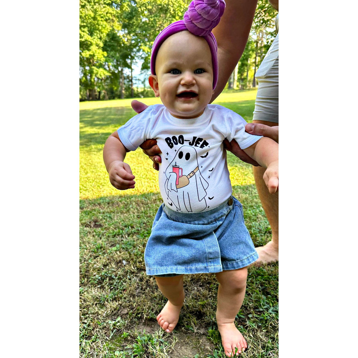 Bou-Jee Halloween Ghost Baby and kid onesie or tee