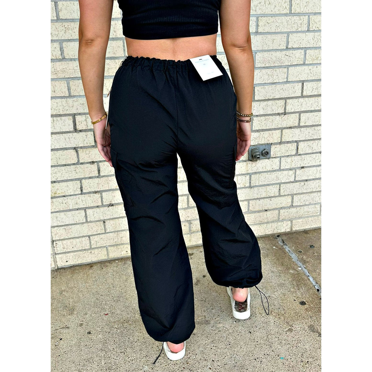 Loose Fit Parachute Cargo Pants