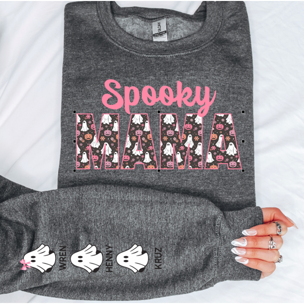 Spooky AUNT/MAMA or CUSTOM tee or sweatshirt