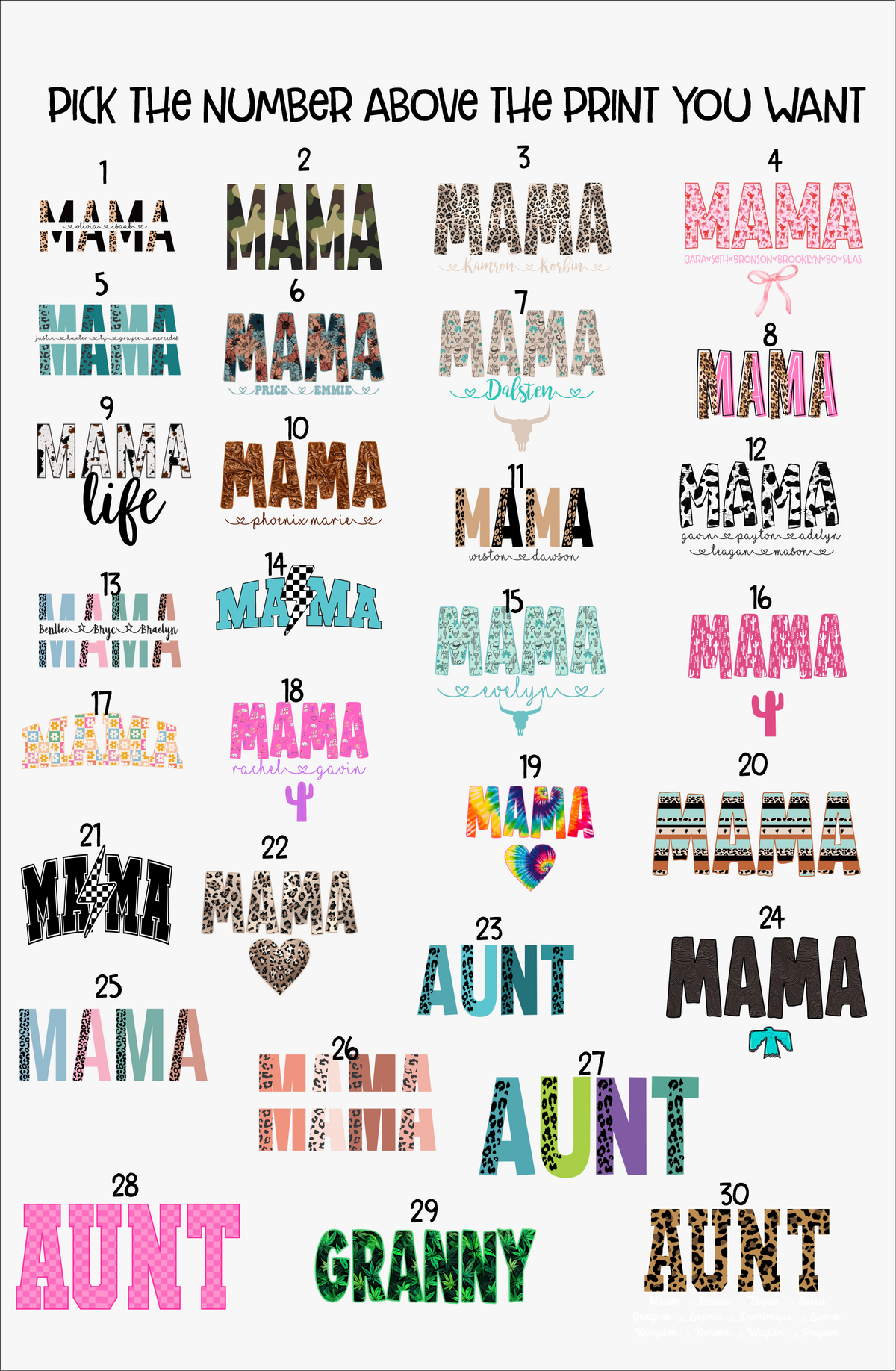 CUSTOMIZE  ANY NAME Tee, Sweatshirt or Hoodie (many prints to pick from)