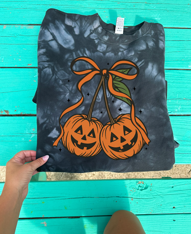 Cherry pumpkin halloween Tee or sweatshirt