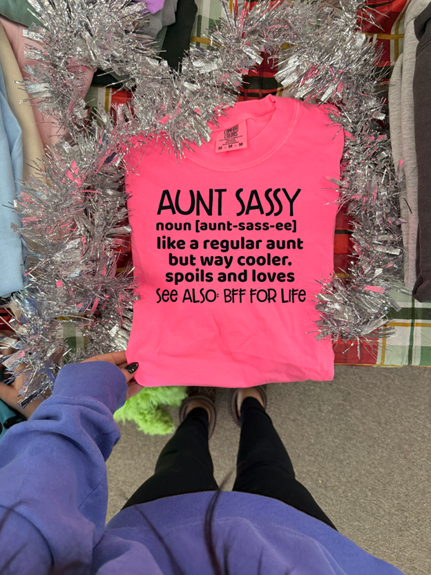 Aunt Sassy tee or sweatshirt