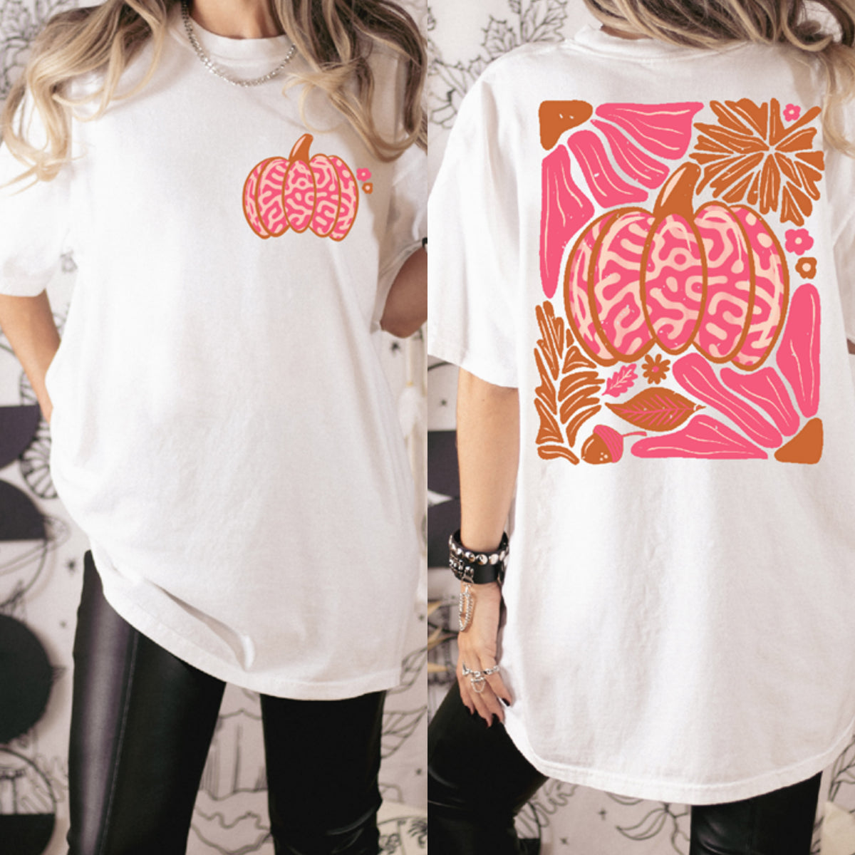 Pumpkin groovy tee or sweatshirt