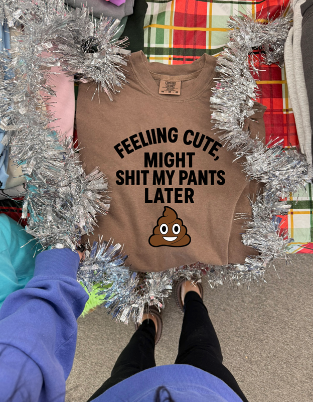 might sht my pants later tee or sweatshirt