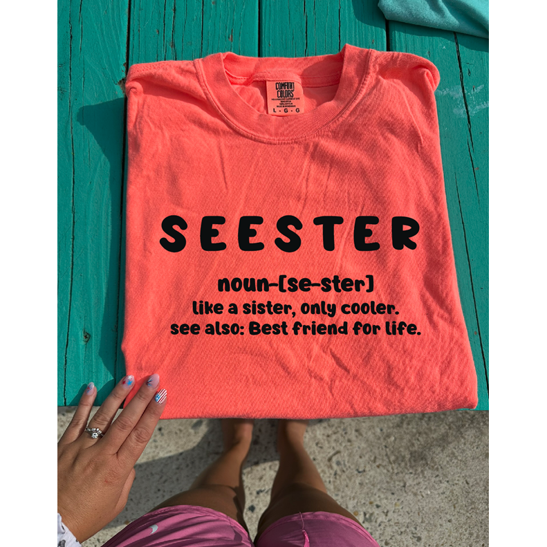 SEESTER tee or sweatshirt