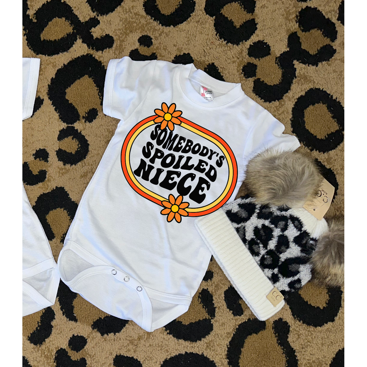 Somebody&#39;s spoiled niece onesie or tee