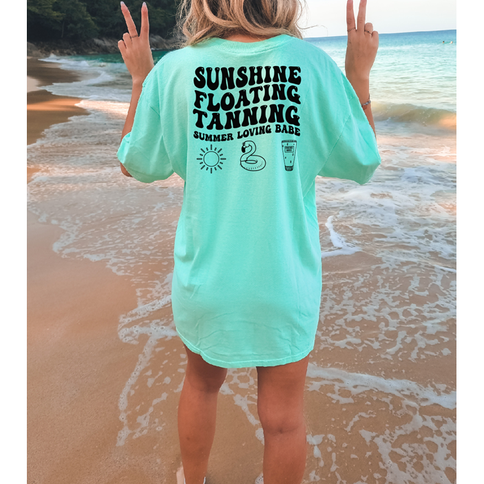 Sunshine Floating Summer Tee or sweatshirt